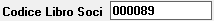 8. Inserire il codice libro soci