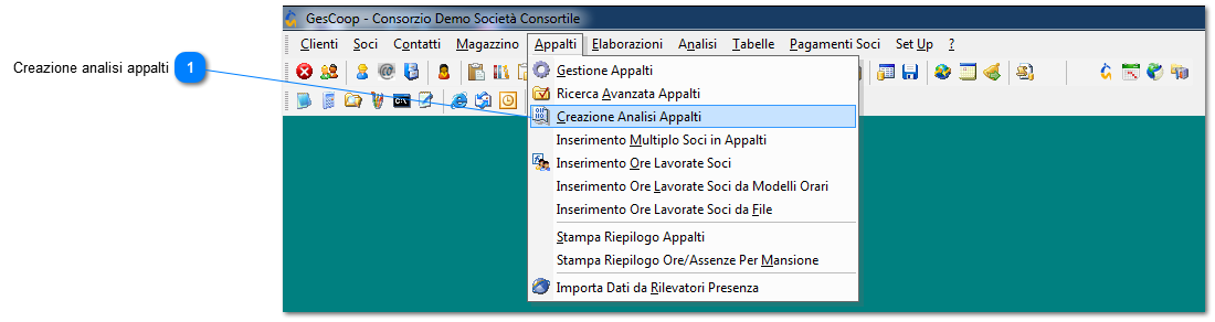 Gescoop - Nuova funzione di Business Intelligence creazione analisi appalti